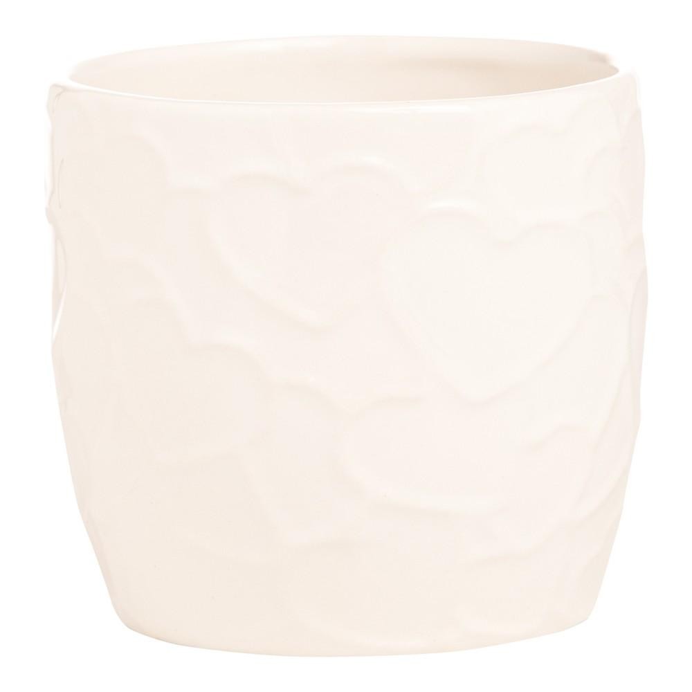 VASO CERAMICA CM.10.5 BIANCO